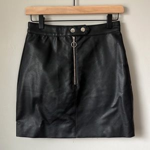 Blashe small pleather Skirt